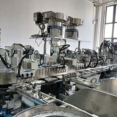 Non-standard automated pump head assembly machine, loop type with high capacity, high configuration and good equipment quality