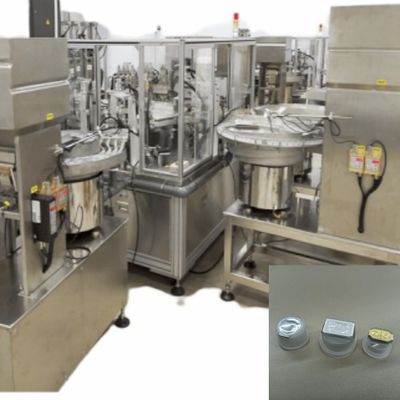 İyi bir fiyat. Servo Motor ve İndeksleme Sürücüsüyle Tam Otomatik PE PP Infuzyon Peel-Foil Kapı Montaj Makinesi çevrimiçi