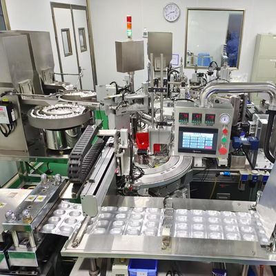 İyi bir fiyat. Iodophor Kapakları için Otomatik Montaj Makinesi Carousel İşlemleri Ekran İşlemleri Basit ve Öğrenilmesi Kolay çevrimiçi