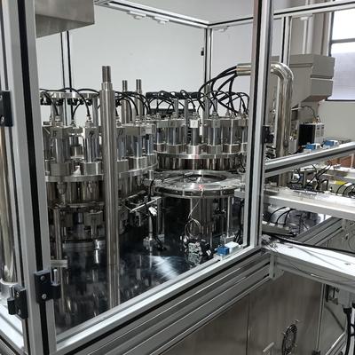 İyi bir fiyat. Single Pull Ring Cap Assembly Machine 4500-16000pcs/hr PLC Control çevrimiçi