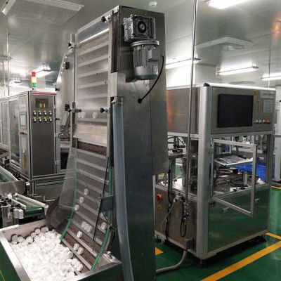 İyi bir fiyat. Ana Güç Servo Motor Cam Indexing Drive Desiccant Cap Doldurma ve Montaj Makinesi çevrimiçi