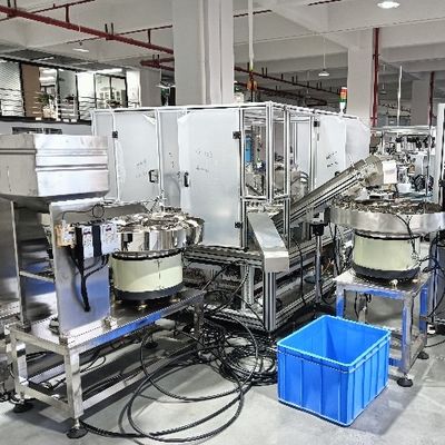 Otomatik Yüksek Hızlı Dönüştürücü Tip Infuzyon Çift Katlanmalı Kapağı Montaj Makinesi