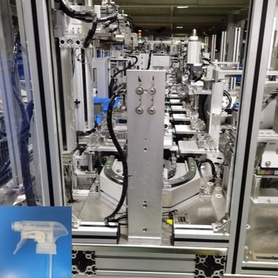 Su püskürtücüleri ve tetikleyici püskürtücüleri için yüksek performanslı günlük ihtiyaçlar montaj makinesi