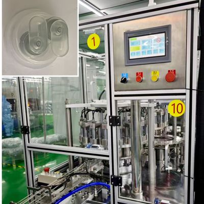 İyi bir fiyat. Standart olmayan Otomasyon Mekanik Çift Katlama Kapak Montaj Makinesi Hızlı Çalışma Hızı Yüksek Kapasite çevrimiçi