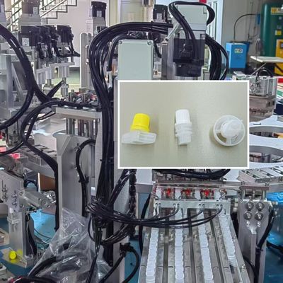 İyi bir fiyat. Standart olmayan Otomatik Kapak Döşeme Makinesi Vibratör Disk Besleme Yönlere Bölünmüş Döner Masa Tipi İşlem çevrimiçi
