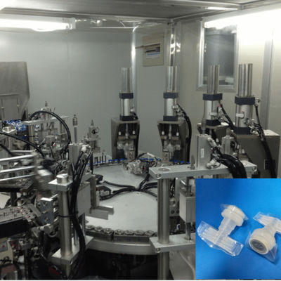 İyi bir fiyat. ISO 9001 Certified Medical Product Assembly Machine for IV Soft Bag Caps Welding with 220V Voltage and 99% Qualified Rate çevrimiçi