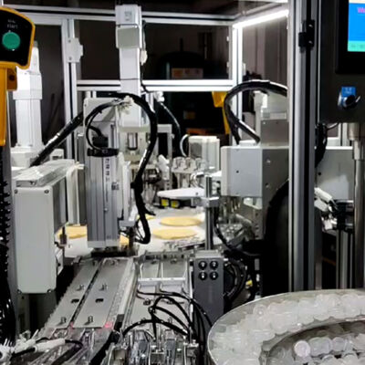 Otomatik %99 Nitelikli Ürün Oranlı, PLC Kontrollü ve 1500-8500 adet/saat Hızlı Kurutucu Kapak Montaj Makinesi